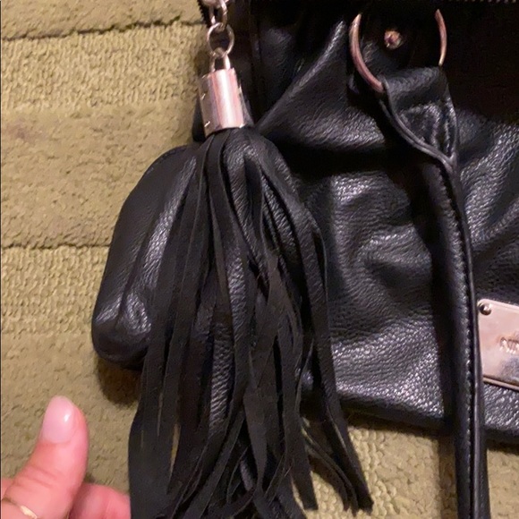 Nine West // Vegan Leather Purse with tassel dangler - Picture 3 of 4